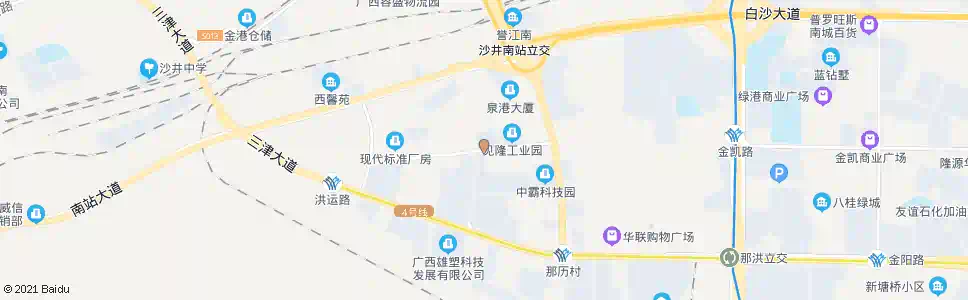 南宁同德金凯路口_公交站地图_南宁公交_妙搜公交查询2025
