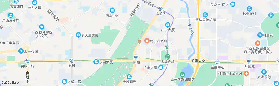 南宁滨湖嘉宾路口_公交站地图_南宁公交_妙搜公交查询2025