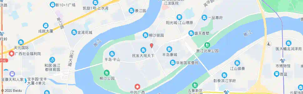 南宁英华柳沙路口_公交站地图_南宁公交_妙搜公交查询2025