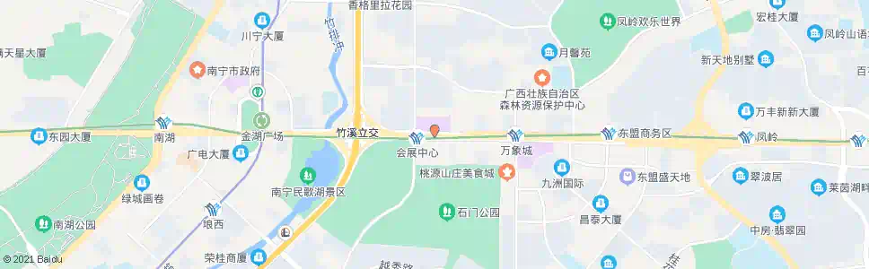 南宁民族会展路口_公交站地图_南宁公交_妙搜公交查询2025