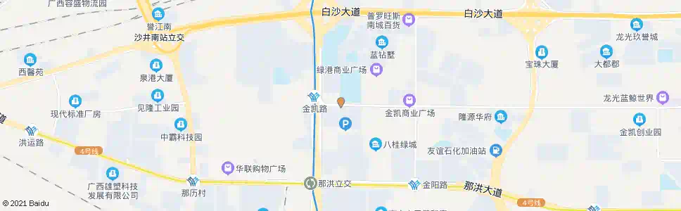 南宁金凯壮锦路口_公交站地图_南宁公交_妙搜公交查询2025