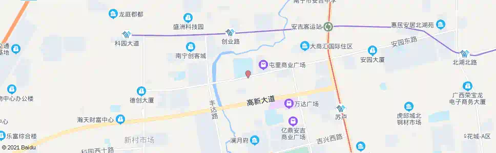 南宁罗赖发展路口_公交站地图_南宁公交_妙搜公交查询2025