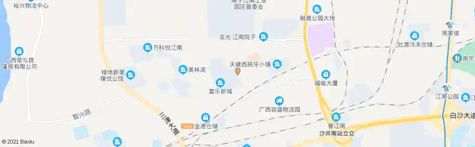 南宁智兴定强路口_公交站地图_南宁公交_妙搜公交查询2025