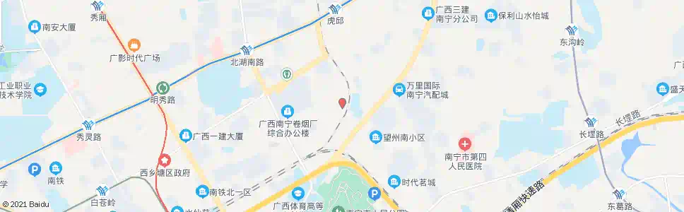 南宁望州北二里路口_公交站地图_南宁公交_妙搜公交查询2025