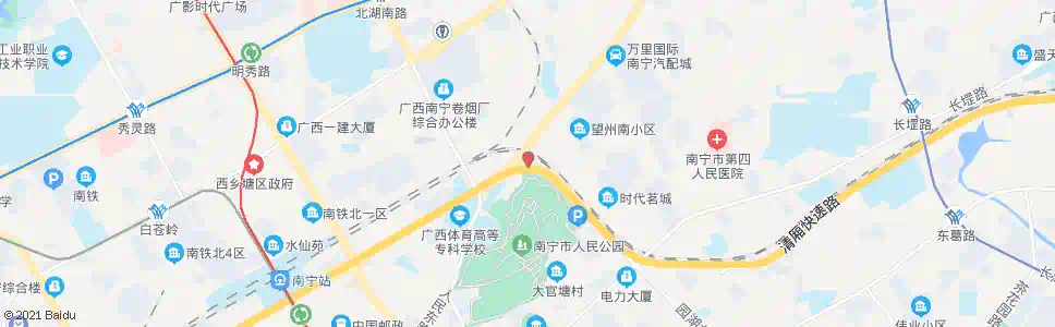 南宁中华园湖路口_公交站地图_南宁公交_妙搜公交查询2025