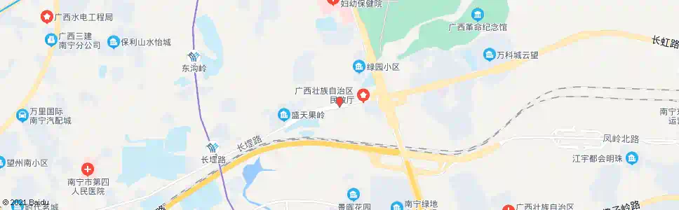 南宁长堽厢竹立交西站_公交站地图_南宁公交_妙搜公交查询2025