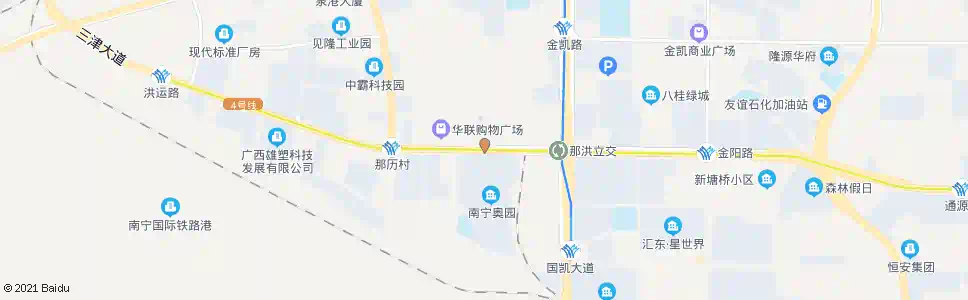 南宁那洪富源路口_公交站地图_南宁公交_妙搜公交查询2025