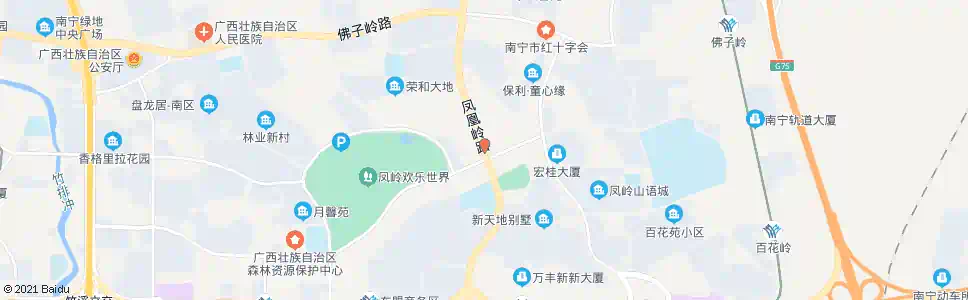 南宁凤凰岭云景路口_公交站地图_南宁公交_妙搜公交查询2025
