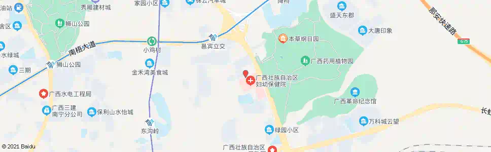 南宁广西妇产医院_公交站地图_南宁公交_妙搜公交查询2025