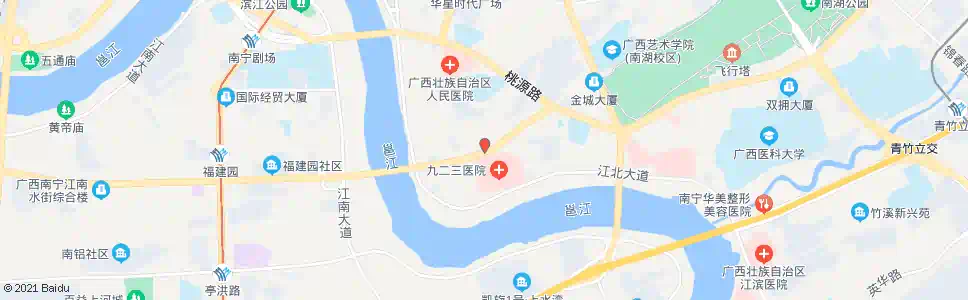 南宁三零三医院_公交站地图_南宁公交_妙搜公交查询2025
