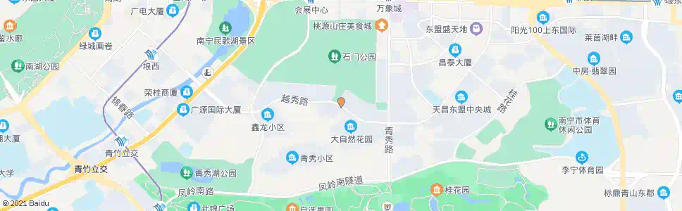 南宁越秀路中_公交站地图_南宁公交_妙搜公交查询2025