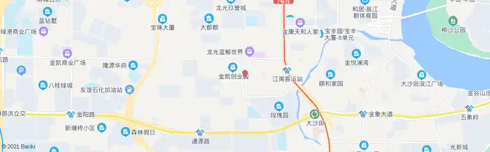 南宁长凯朋展路口_公交站地图_南宁公交_妙搜公交查询2025