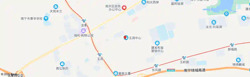 南宁玉洞市场_公交站地图_南宁公交_妙搜公交查询2025