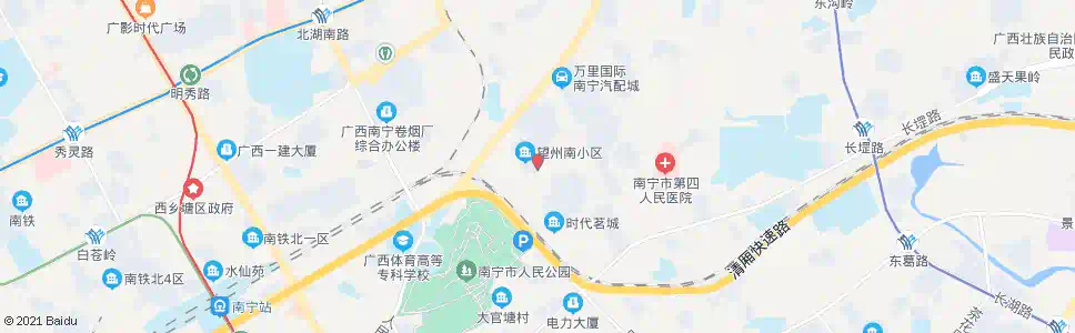 南宁望州南小区_公交站地图_南宁公交_妙搜公交查询2025