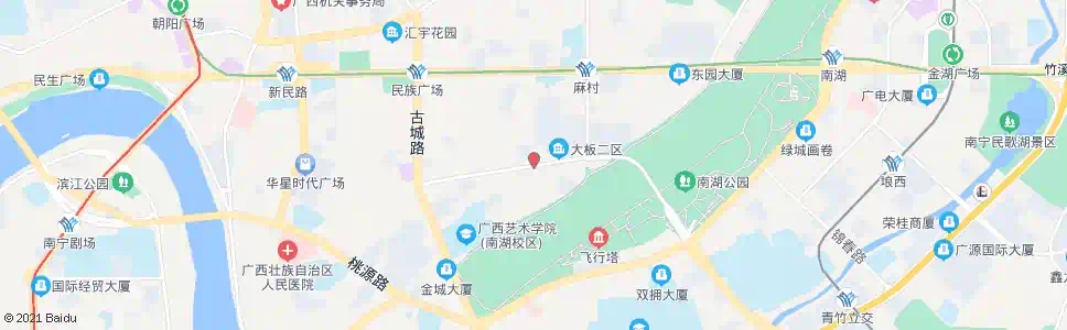 南宁星湖北二里路口_公交站地图_南宁公交_妙搜公交查询2025