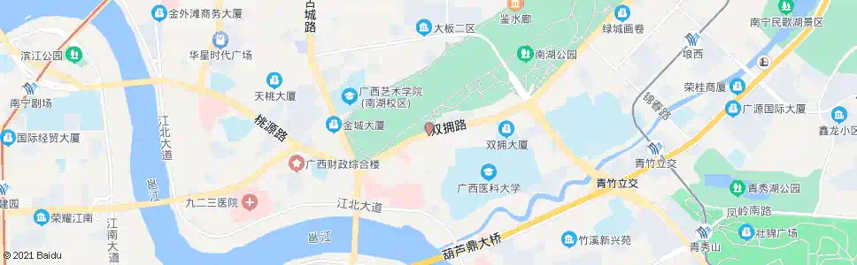 南宁双拥路中_公交站地图_南宁公交_妙搜公交查询2025