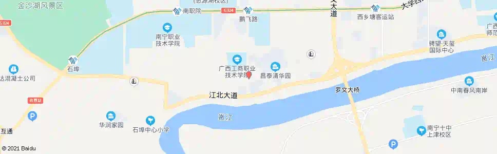 南宁邕隆鹏飞路口_公交站地图_南宁公交_妙搜公交查询2025