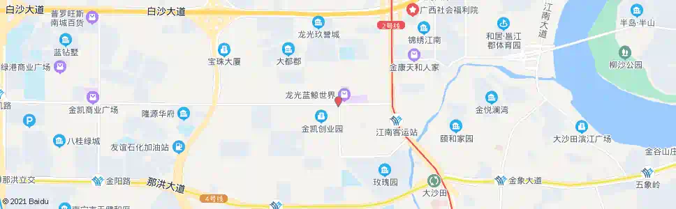 南宁金凯朋展路口_公交站地图_南宁公交_妙搜公交查询2025