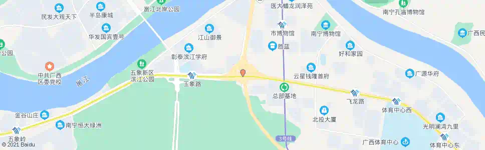 南宁五象平乐立交_公交站地图_南宁公交_妙搜公交查询2025