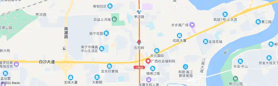 南宁石柱岭_公交站地图_南宁公交_妙搜公交查询2025