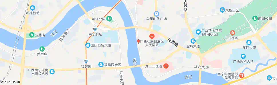 南宁江北桃源路口东_公交站地图_南宁公交_妙搜公交查询2025