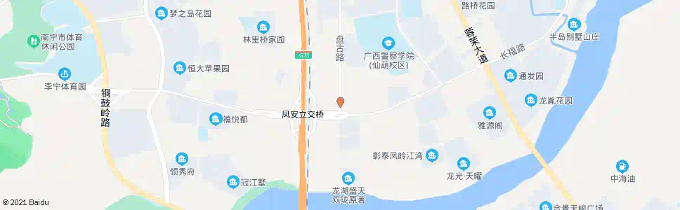南宁凤岭南盘古路口_公交站地图_南宁公交_妙搜公交查询2025