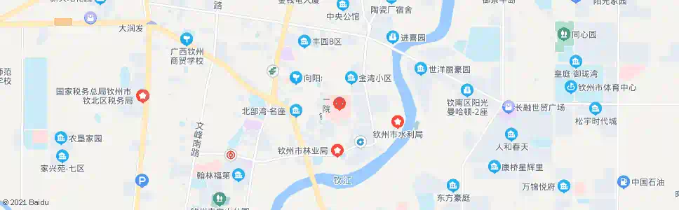 钦州城区医院_公交站地图_钦州公交_妙搜公交查询2025
