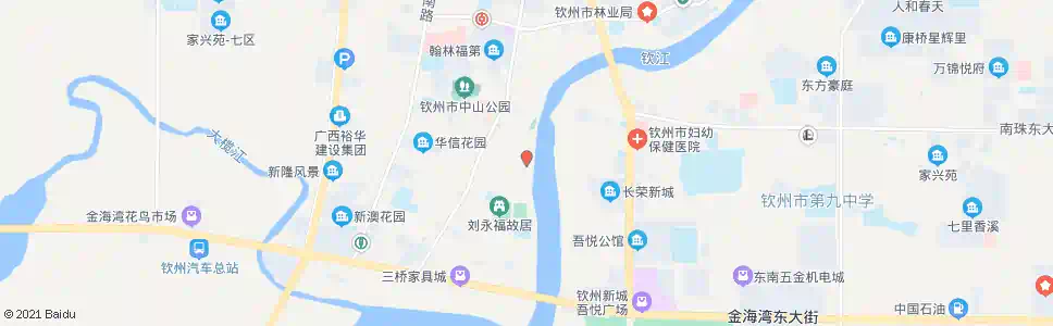 钦州三马路路口_公交站地图_钦州公交_妙搜公交查询2025
