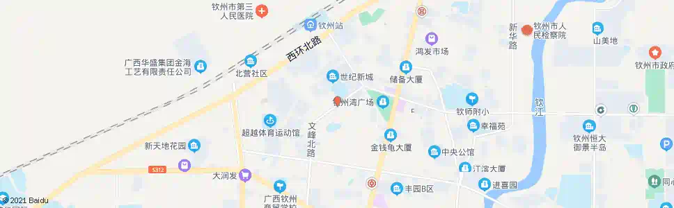 钦州文峰北广益路口_公交站地图_钦州公交_妙搜公交查询2025