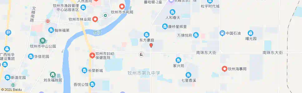 钦州扬帆南珠东路口_公交站地图_钦州公交_妙搜公交查询2025