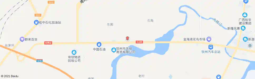 钦州东围_公交站地图_钦州公交_妙搜公交查询2025