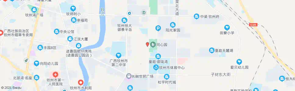 钦州城区医院(木井路口)_公交站地图_钦州公交_妙搜公交查询2025