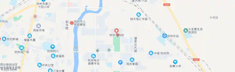 钦州市行政中心_公交站地图_钦州公交_妙搜公交查询2025
