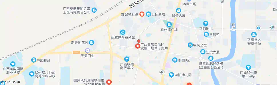 钦州市国税局_公交站地图_钦州公交_妙搜公交查询2025