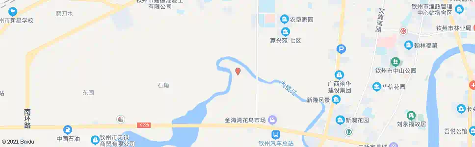 钦州沙帽岭西村_公交站地图_钦州公交_妙搜公交查询2025