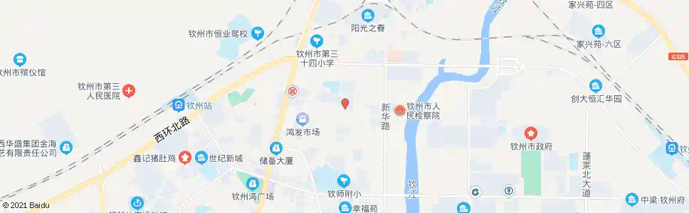 钦州景湖花园_公交站地图_钦州公交_妙搜公交查询2025