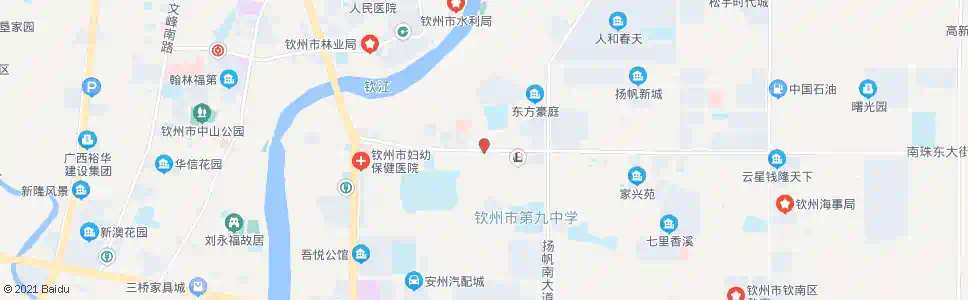 钦州城东市场_公交站地图_钦州公交_妙搜公交查询2025