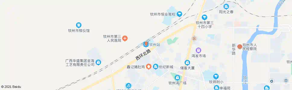 钦州钦州学院_公交站地图_钦州公交_妙搜公交查询2025