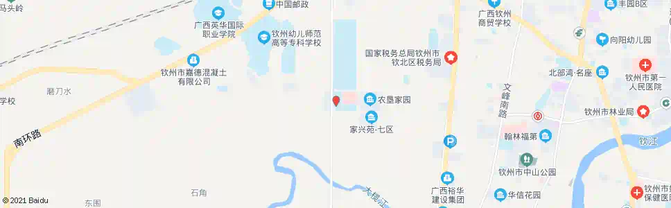 钦州钦州卫校_公交站地图_钦州公交_妙搜公交查询2025