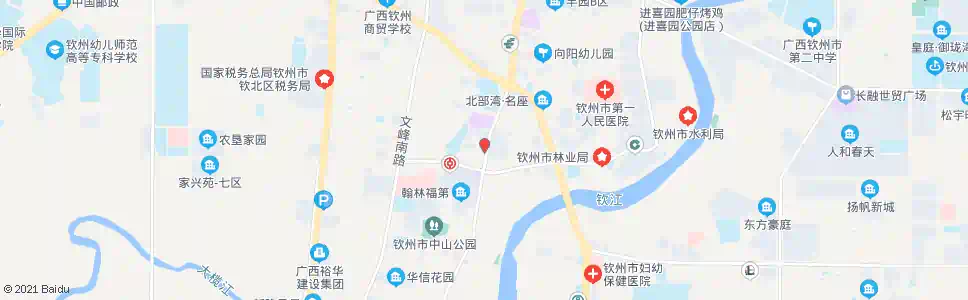 钦州北部湾银行_公交站地图_钦州公交_妙搜公交查询2025