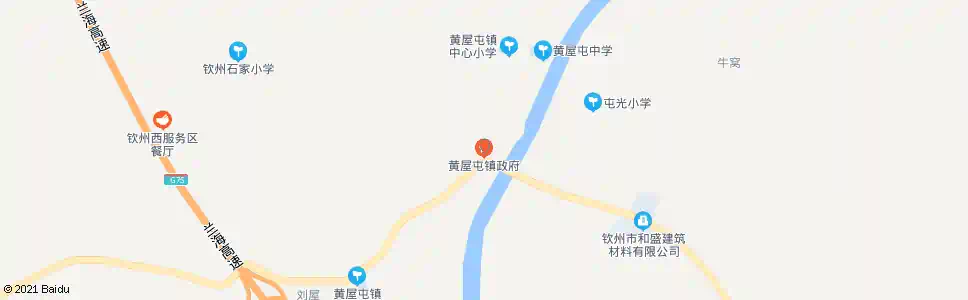 钦州黄屋屯_公交站地图_钦州公交_妙搜公交查询2025