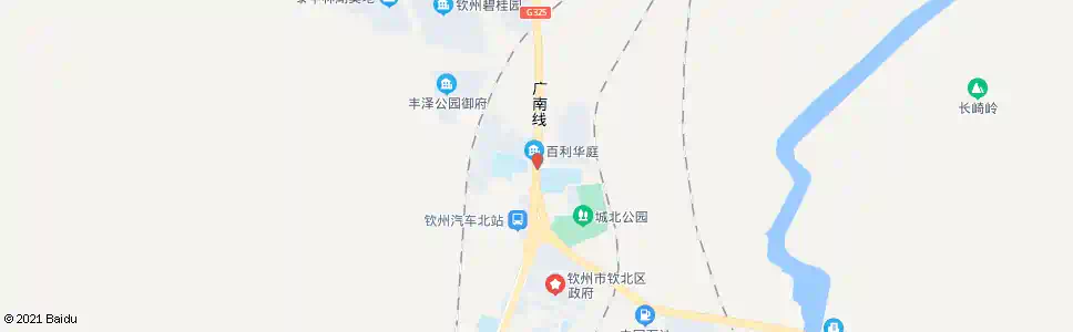 钦州城北市场_公交站地图_钦州公交_妙搜公交查询2025