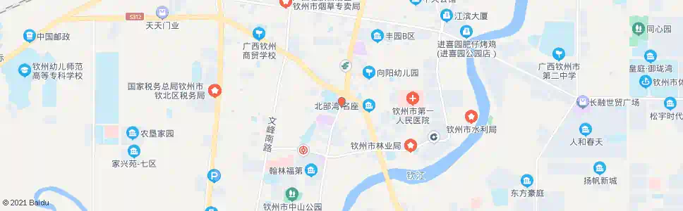 钦州东风市场_公交站地图_钦州公交_妙搜公交查询2025