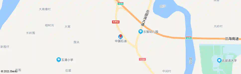 钦州中油高管住宅区_公交站地图_钦州公交_妙搜公交查询2025