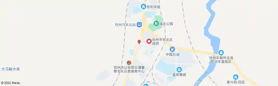 钦州钦北区行政中心_公交站地图_钦州公交_妙搜公交查询2025