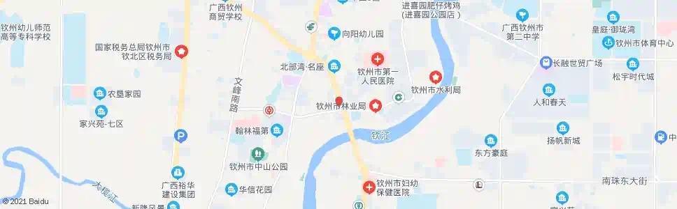 钦州治安支队_公交站地图_钦州公交_妙搜公交查询2025