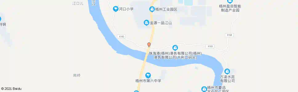 梧州莲花大桥_公交站地图_梧州公交_妙搜公交查询2025