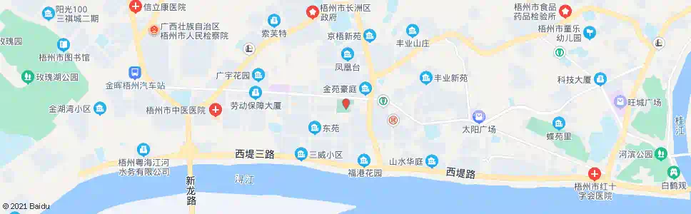 梧州市政广场_公交站地图_梧州公交_妙搜公交查询2025