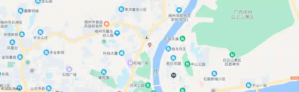 梧州翠微山庄_公交站地图_梧州公交_妙搜公交查询2025