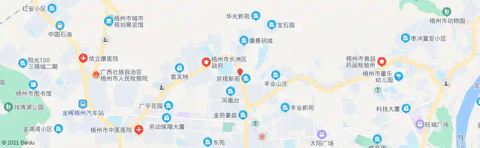 梧州十五中_公交站地图_梧州公交_妙搜公交查询2025